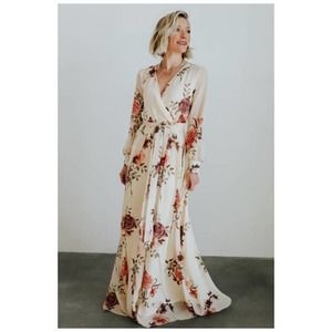 Baltic Born Lydia Maxi Dress in Rose Floral